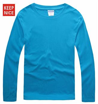  男士長(zhǎng)袖t恤長(zhǎng)袖空白廣告衫 文化衫定制220g