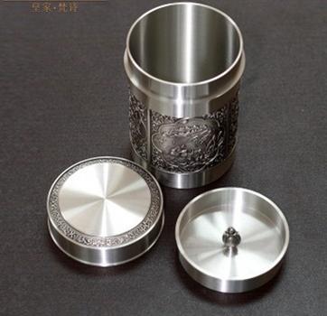 【花開富貴】錫罐  TL507