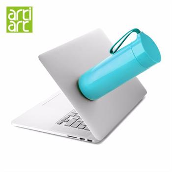 臺灣Artiart創(chuàng)意不倒杯便攜保溫杯男女簡約帶蓋水杯304不銹鋼