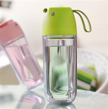 卡通谷咕鳥水杯夏季新款透明帶蓋加厚學(xué)生禮品定制杯子