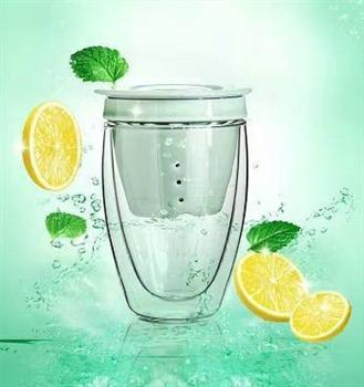 雙層水晶個人杯