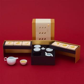 2017中秋系列-月長圓 陶瓷茶具一壺四杯中秋禮品盒套裝