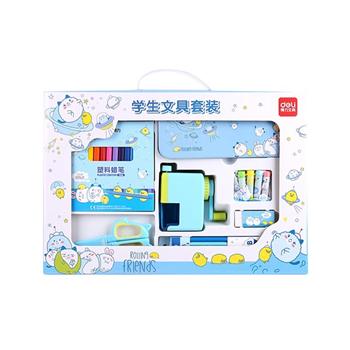 得力萌趣1-3年級學(xué)生學(xué)習(xí)用品文具套裝禮盒 7件套 
