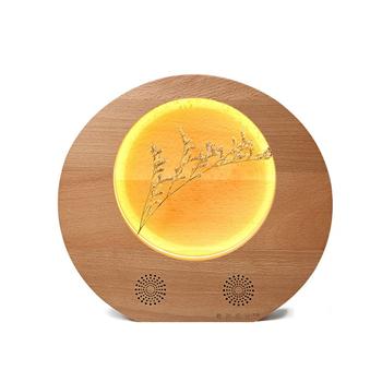 滿月燈中式木質(zhì)臺(tái)燈小夜燈圓月燈書房商務(wù)創(chuàng)意禮品訂制