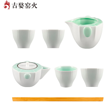 古婺窯火 經(jīng)典永藏系列 六度套組 一壺四杯一公道 禮盒包裝 六度