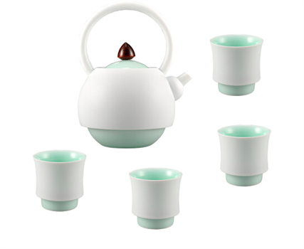 古婺窯火 婺州瓷 般若系列 般若大泡壺 一壺四杯 禮盒包裝 般若大泡壺