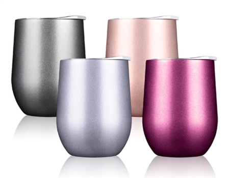 知更QQ伴手杯 帶蓋防塵4小時(shí)保溫便攜泡茶雙層304不銹鋼保溫杯辦公可愛(ài)萌男女士水杯350ml 皓月銀