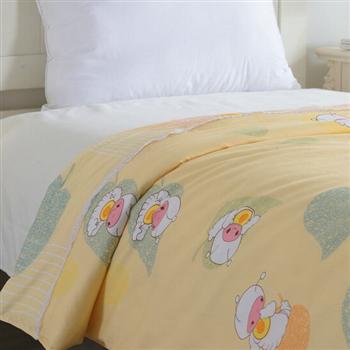 金加瀛家紡 全棉兒童被100%桑蠶絲被 手工雙宮繭桑蠶長(zhǎng)絲二合一子母被 單雙人四季蠶絲冬被被芯 桑蠶絲凈重1.5斤 80*120cm