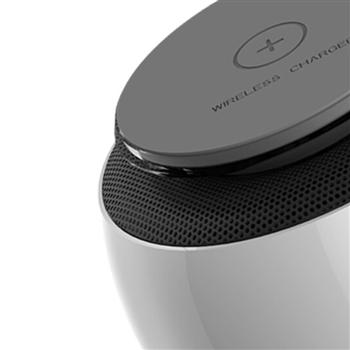 Recci銳思初音系列 藍(lán)牙無(wú)線充電器 5W無(wú)線充多功能組合功能播放器充電器 白色