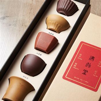 清樸堂-大器五杯 功夫茶禮物紫砂杯套裝紫砂水杯創(chuàng)意茶具杯子禮品禮盒裝紫砂茶杯子實(shí)用茶具父 