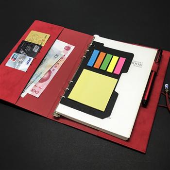 波西米亞風(fēng)活頁(yè)記事商務(wù)本配筆定制筆記本白領(lǐng)會(huì)議教師節(jié)禮物