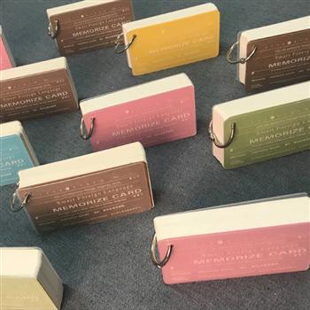 縱橫本冊創(chuàng)意新品語言單詞卡備忘錄記憶活頁小本學(xué)生包郵可定制