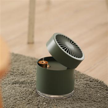 新品折疊加濕器風(fēng)扇多功能迷你桌面加濕小風(fēng)扇USB充電便攜電風(fēng)扇
