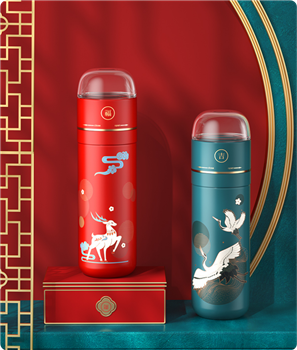 物生物茶水分離保溫杯316不銹鋼