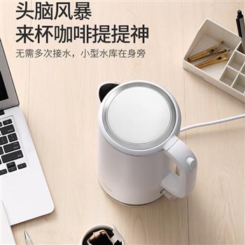 YOULG/陽(yáng)朗電熱水壺家用304不銹鋼燒水壺自動(dòng)斷電大容量水壺1.7L