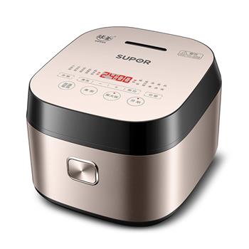 蘇泊爾（SUPOR）QC系列 家用5L電飯煲球釜內(nèi)膽香檳金色純平觸控智能面板