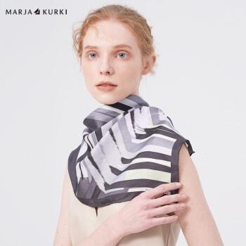 瑪麗亞.古琦(MARJA KURKI)絲巾真絲女方巾