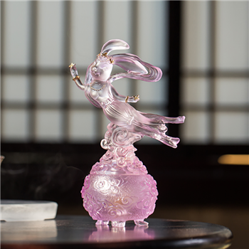 琉璃-飛天兔（熏香爐）