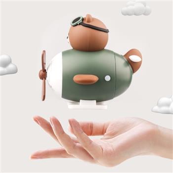 EWa/音為愛 A12夢(mèng)想家飛行員布朗熊聯(lián)名飛機(jī)款藍(lán)牙音箱兒童節(jié)送禮