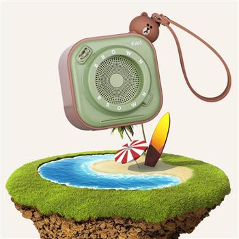 創(chuàng)意便攜式藍(lán)牙音響小型無線桌面復(fù)古音箱可愛女插卡掛繩隨身串聯(lián)