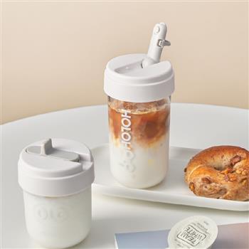 holoholo吸管杯女生高顏值杯子女隨行塑料兒童水杯夏季學(xué)生咖啡杯