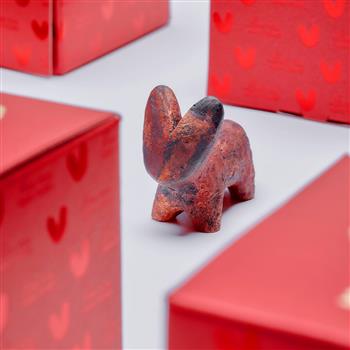 學(xué)古|愛心銅兔 同心兔手工純銅鑄造送禮擺件生肖收藏紀(jì)念