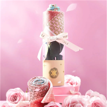 東方花語(yǔ)絲巾花《純真系列》套裝（358中方巾）