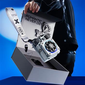 貓王收音機(jī)貓王音響 XOG機(jī)械光域Cube典藏版無線藍(lán)牙音箱賽博風(fēng)音響指尖陀螺禮盒裝七夕禮物送男友 