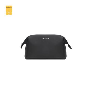 地平線8號（LEVEL8）便攜收納洗漱包 充電器電源線數(shù)碼配件包袋黑色 