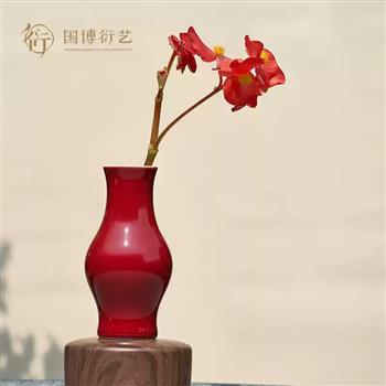 中國(guó)國(guó)家博物館迷你陶瓷花瓶博物館創(chuàng)意小巧精致擺件書房裝飾禮物