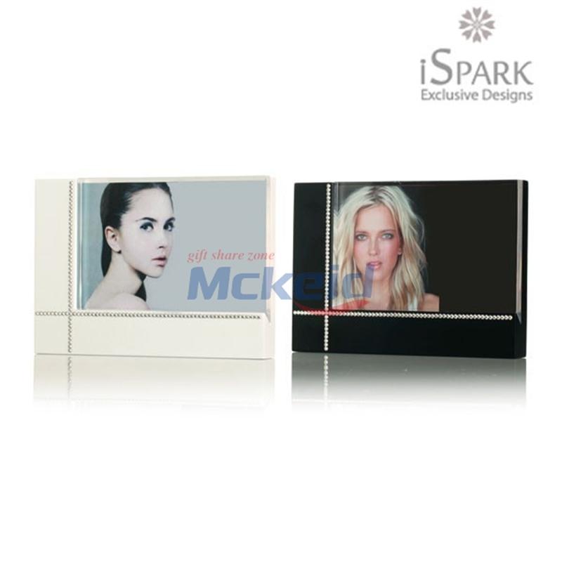 水晶元素高級木質(zhì)相框(6寸）