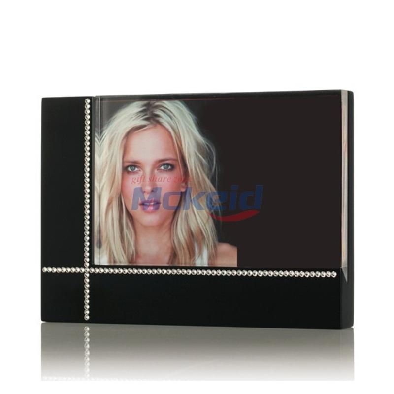 水晶元素高級木質(zhì)相框(6寸）