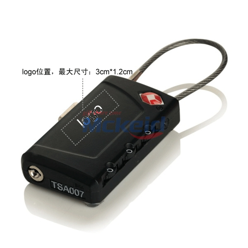 2合1TSA認(rèn)證密碼鎖，帶行李牌功能