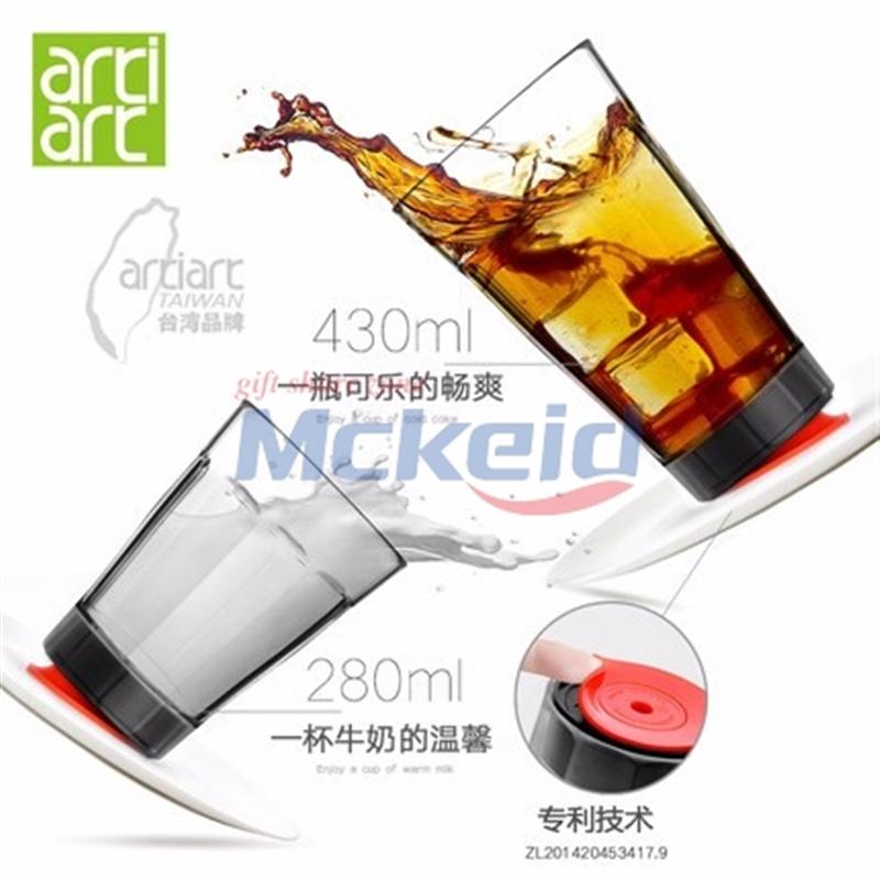 臺灣 創(chuàng)意不倒杯子 防摔牛奶咖啡杯 便攜水杯馬克杯 酒杯隨手杯