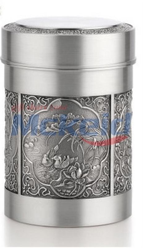 【花開富貴】錫罐  TL507