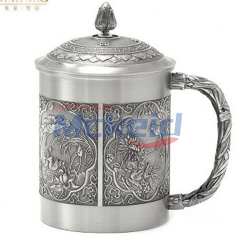 【四季花】蓋杯  BM508