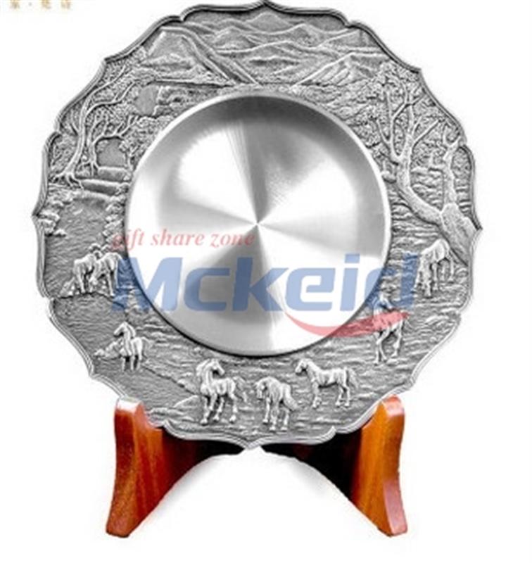 【八駿圖】錫盤  PL025