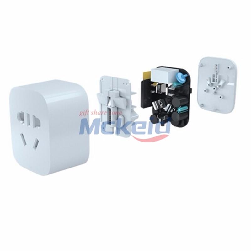 小米（MI）小米智能插座 WIFI基礎(chǔ)版 手機(jī)遠(yuǎn)程控制 預(yù)約開(kāi)關(guān) 溫度感應(yīng) 防觸電安全門(mén) 阻燃外殼 新國(guó)標(biāo)