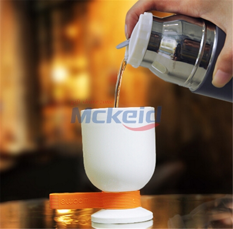 艾可思 卓騎保溫杯 手提硅膠帶 可拆洗防磨損底墊 點噴技術(shù)不易掉漆