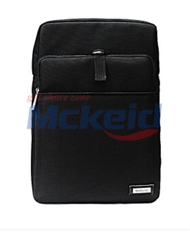 Dellavita德拉瑋特新品雙肩包商務(wù)休閑背包黑色電腦包子母包