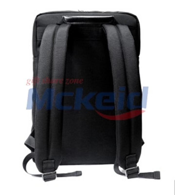 Dellavita德拉瑋特新品雙肩包商務(wù)休閑背包黑色電腦包子母包