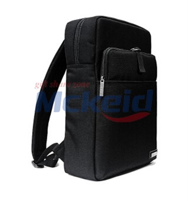 Dellavita德拉瑋特新品雙肩包商務(wù)休閑背包黑色電腦包子母包