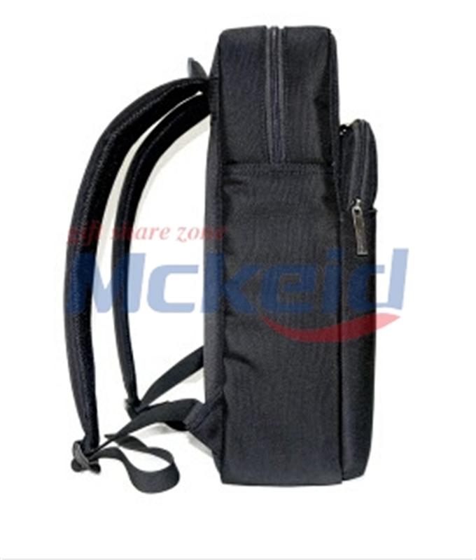 Dellavita德拉瑋特新品雙肩包商務(wù)休閑背包黑色電腦包子母包