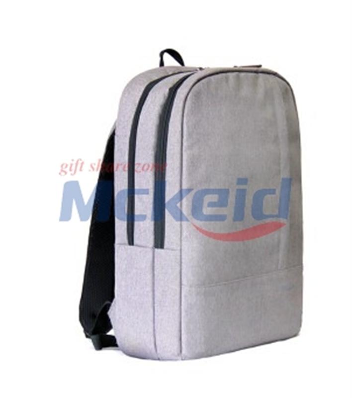 Dellavita德拉瑋特新品雙肩包商務休閑背包潮流書包電腦包 淺灰色