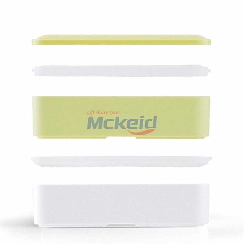 900ml日式便當盒 微波塑料盒雙層飯盒韓式餐具便攜保鮮盒健身外帶