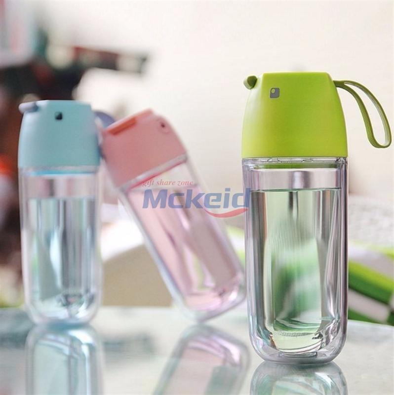 卡通谷咕鳥水杯夏季新款透明帶蓋加厚學(xué)生禮品定制杯子