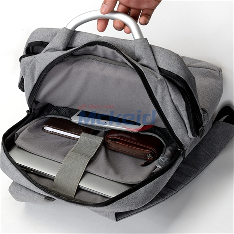 鋁柄電腦雙肩包