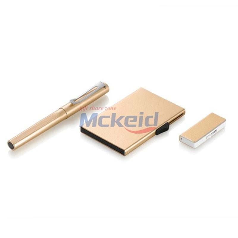 土豪金商務禮盒三件套