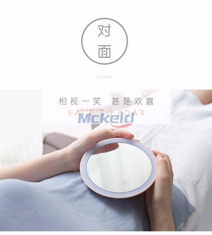 創(chuàng)意LED鏡化妝鏡隨身攜帶磁吸鏡燈