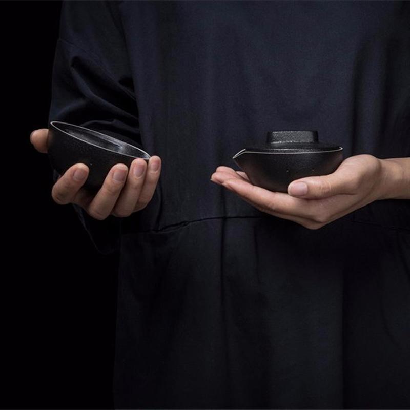 小巨蛋T1日式便攜式戶外旅行功夫茶具套裝喝茶陶瓷禮品整套快客杯